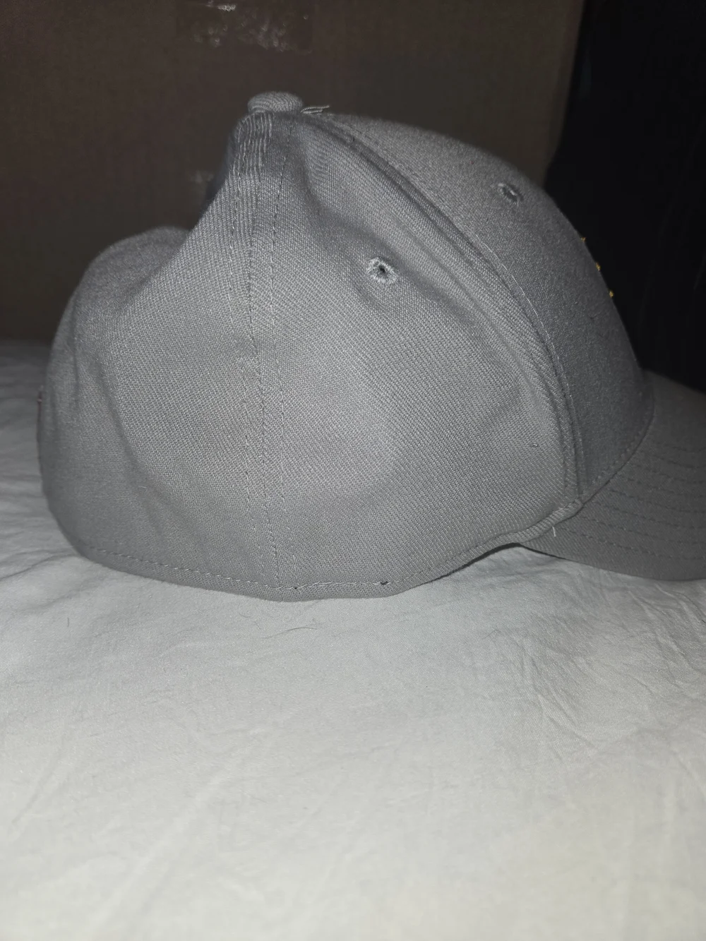 Adidas Indiana Pacers NBA Gray Fitted Flex Hat L/XL Basketball Cap